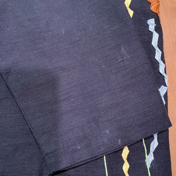 Indigo Soul Womens Statement Blazer Sz 1X Embroidered Floral Whimiscal Artsy - Picture 13 of 16